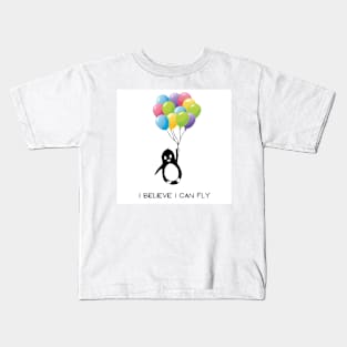 I believe i can fly Kids T-Shirt